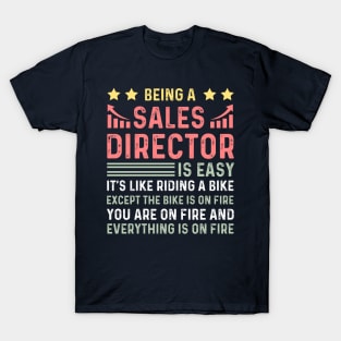 Funny director of sales and marketing Worker Sales Director T-Shirt